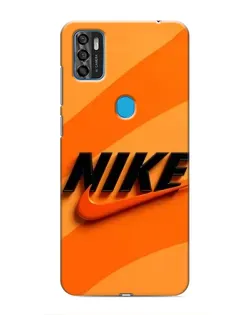 Чехол для ZTE Blade A7s 2020 с картинкой «Оранжевый драйв Nike»