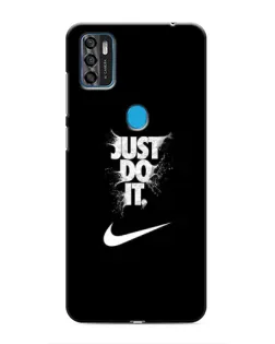 Чехол для ZTE Blade A7s 2020 с картинкой «Текстовый принт Nike»