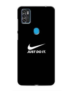 Чехол для ZTE Blade A7s 2020 с картинкой «Минимализм от Nike»