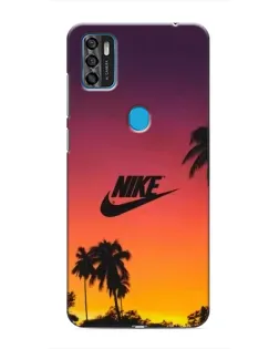 Чехол для ZTE Blade A7s 2020 с картинкой «Nike на закате солнца»