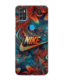 Чехол для ZTE Blade A7s 2020 с картинкой «Nike в абстракции»