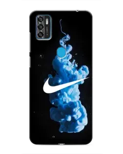Чехол для ZTE Blade A7s 2020 с картинкой «Nike и синий дым»