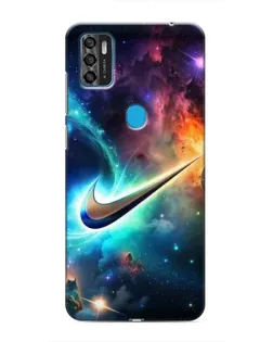 Чехол для ZTE Blade A7s 2020 с картинкой «Космический Nike Swoosh»