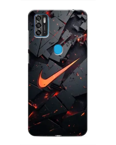 Чехол для ZTE Blade A7s 2020 с картинкой «Nike — эффект разломов» Чехол для ZTE Blade A7s 2020 с картинкой «Nike — эффект разломов»