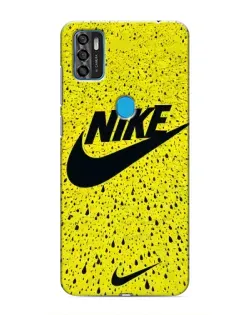Чехол для ZTE Blade A7s 2020 с картинкой «Желтый текстурный Nike»