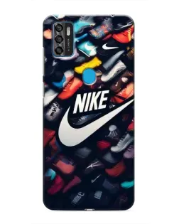 Чехол для ZTE Blade A7s 2020 с картинкой «Коллекция кроссовок Nike»