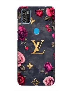 Чехол для ZTE Blade A7s 2020 с картинкой «Цветочный Louis Vuitton»