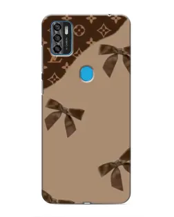 Чехол для ZTE Blade A7s 2020 с картинкой «LV — кофейный атлас»