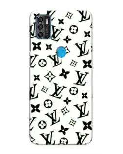 Чехол для ZTE Blade A7s 2020 с картинкой «Монохромный хаос LV»