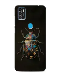 Чехол для ZTE Blade A7s 2020 с картинкой «LV — мраморный принт»