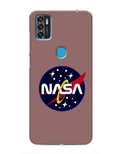 Чехол для ZTE Blade A7s 2020 с картинкой «NASA — ретро космос»