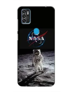 Чехол для ZTE Blade A7s 2020 с картинкой «Астронавт на Луне»