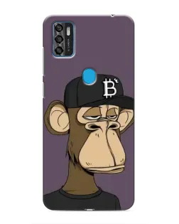 Чехол для ZTE Blade A7s 2020 с картинкой «Bored Ape в кепке»
