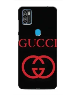 Чехол для ZTE Blade A7s 2020 с картинкой «Gucci — красный логотип»