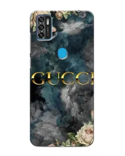 Чехол для ZTE Blade A7s 2020 с картинкой «Абстрактные цветы Gucci»