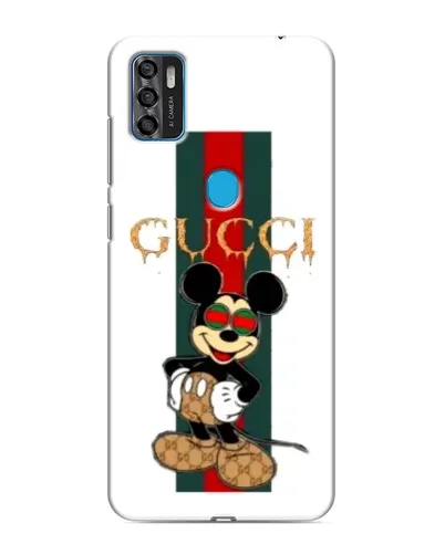 Чехол для ZTE Blade A7s 2020 с картинкой «Микки Маус Gucci — полосы» Чехол для ZTE Blade A7s 2020 с картинкой «Микки Маус Gucci — полосы»