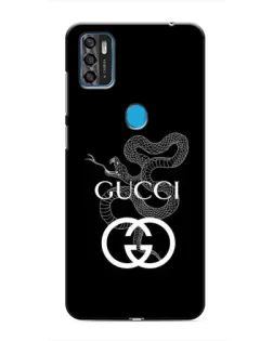 Чехол для ZTE Blade A7s 2020 с картинкой «Gucci — серебряная змея»