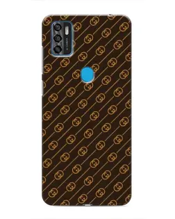 Чехол для ZTE Blade A7s 2020 с картинкой «Gucci — золотые диагонали»