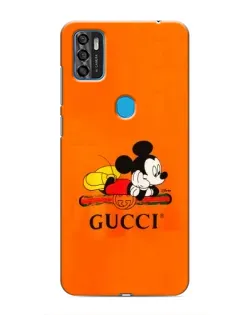 Чехол для ZTE Blade A7s 2020 с картинкой «Микки Маус Gucci — оранж»