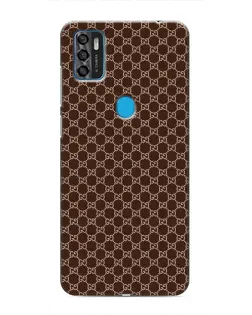 Чехол для ZTE Blade A7s 2020 с картинкой «Gucci — шоколадная сетка»