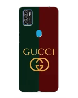 Чехол для ZTE Blade A7s 2020 с картинкой «Gucci — темно-зеленый градиент»