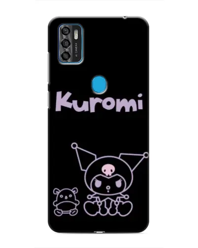 Чохол для ZTE Blade A7s 2020 з картинкою «Kuromi — чорний мінімалізм»
