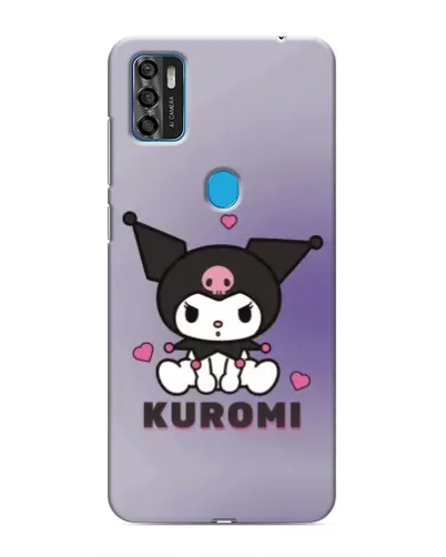 Чохол для ZTE Blade A7s 2020 з картинкою «Kuromi — фіолетовий арт»