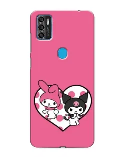 Чохол для ZTE Blade A7s 2020 з картинкою «Kuromi та My Melody»