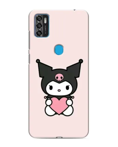 Чохол для ZTE Blade A7s 2020 з картинкою «Kuromi та серце»
