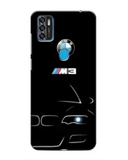 Чехол для ZTE Blade A7s 2020 с картинкой «Минималистичный принт BMW M3»