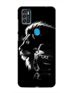 Чехол для ZTE Blade A7s 2020 с картинкой «BMW и лев»