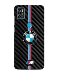 Чехол для ZTE Blade A7s 2020 с картинкой «Эмблема BMW и карбон»