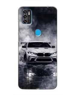Чехол для ZTE Blade A7s 2020 с картинкой «BMW сквозь туман»