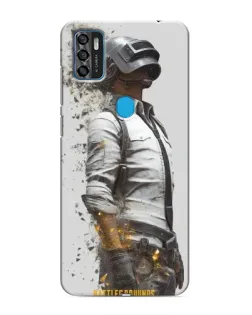 Чохол для ZTE Blade A7s 2020 з картинкою «PUBG — боєць у пилу»