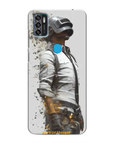Чохол для ZTE Blade A7s 2020 з картинкою «PUBG — боєць у пилу»