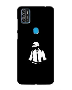 Чохол для ZTE Blade A7s 2020 з картинкою «PUBG — білий шолом»