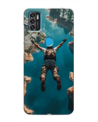 Чохол для ZTE Blade A7s 2020 з картинкою «PUBG — вільне падіння»