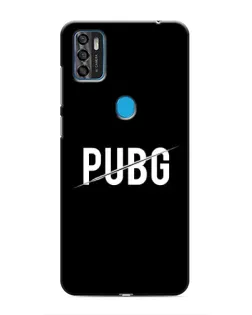 Чохол для ZTE Blade A7s 2020 з картинкою «PUBG — білий логотип»