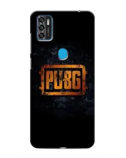 Чохол для ZTE Blade A7s 2020 з картинкою «PUBG — золотий логотип»