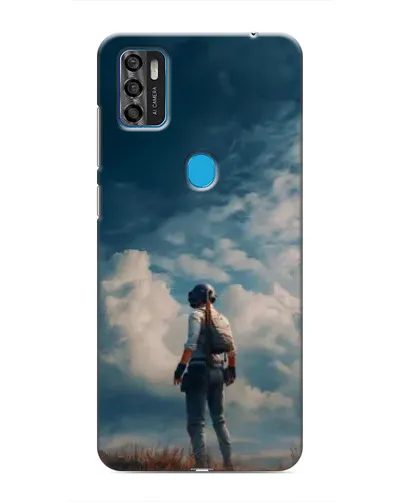 Чохол для ZTE Blade A7s 2020 з картинкою «Герой PUBG на скелі»