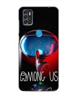 Чохол для ZTE Blade A7s 2020 з картинкою «Червоний імпостер — макро»