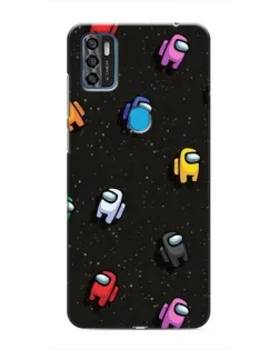Чохол для ZTE Blade A7s 2020 з картинкою «Космічний патерн Among Us»