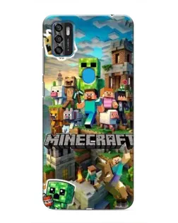 Чохол для ZTE Blade A7s 2020 з картинкою «Замок Minecraft»