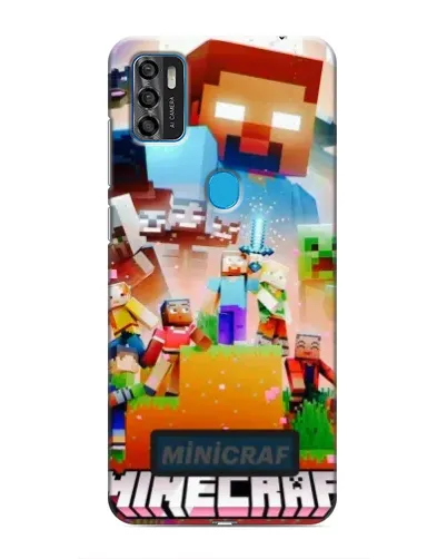 Чохол для ZTE Blade A7s 2020 з картинкою «Minecraft герої гри»
