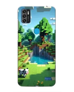 Чохол для ZTE Blade A7s 2020 з картинкою «Minecraft літній день»