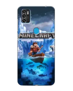 Чохол для ZTE Blade A7s 2020 з картинкою «Minecraft льодянийсвіт»
