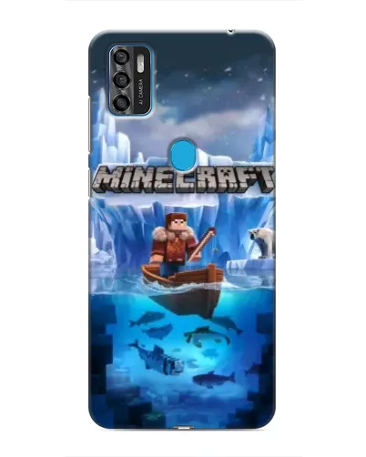 Чохол для ZTE Blade A7s 2020 з картинкою «Minecraft льодянийсвіт»