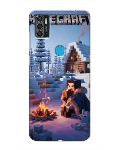 Чохол для ZTE Blade A7s 2020 з картинкою «Зимовий Minecraft»