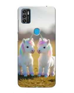 Чохол для ZTE Blade A7s 2020 з картинкою «Пара єдинорогів»