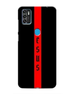 Чехол для ZTE Blade A7s 2020 с картинкой «Красная линия веры»